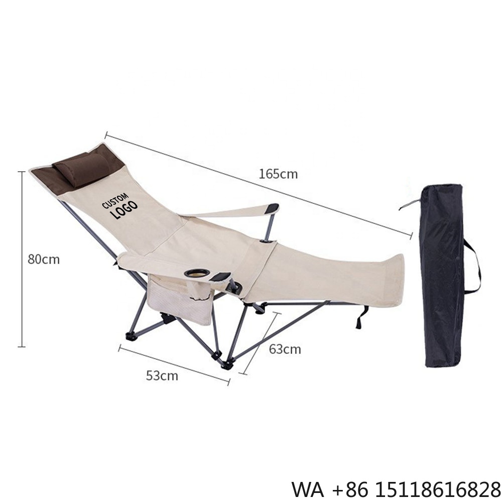 Outdoor Camping Folding Chairs - Портативное складное кресло-шезлонг, легкое, регулируемое, для