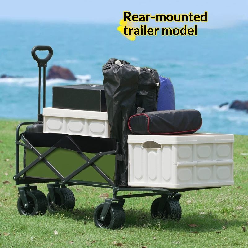 Outdoor Camping Table Foldable - Распродажа от производителя: Складная четырехколесная платформенная