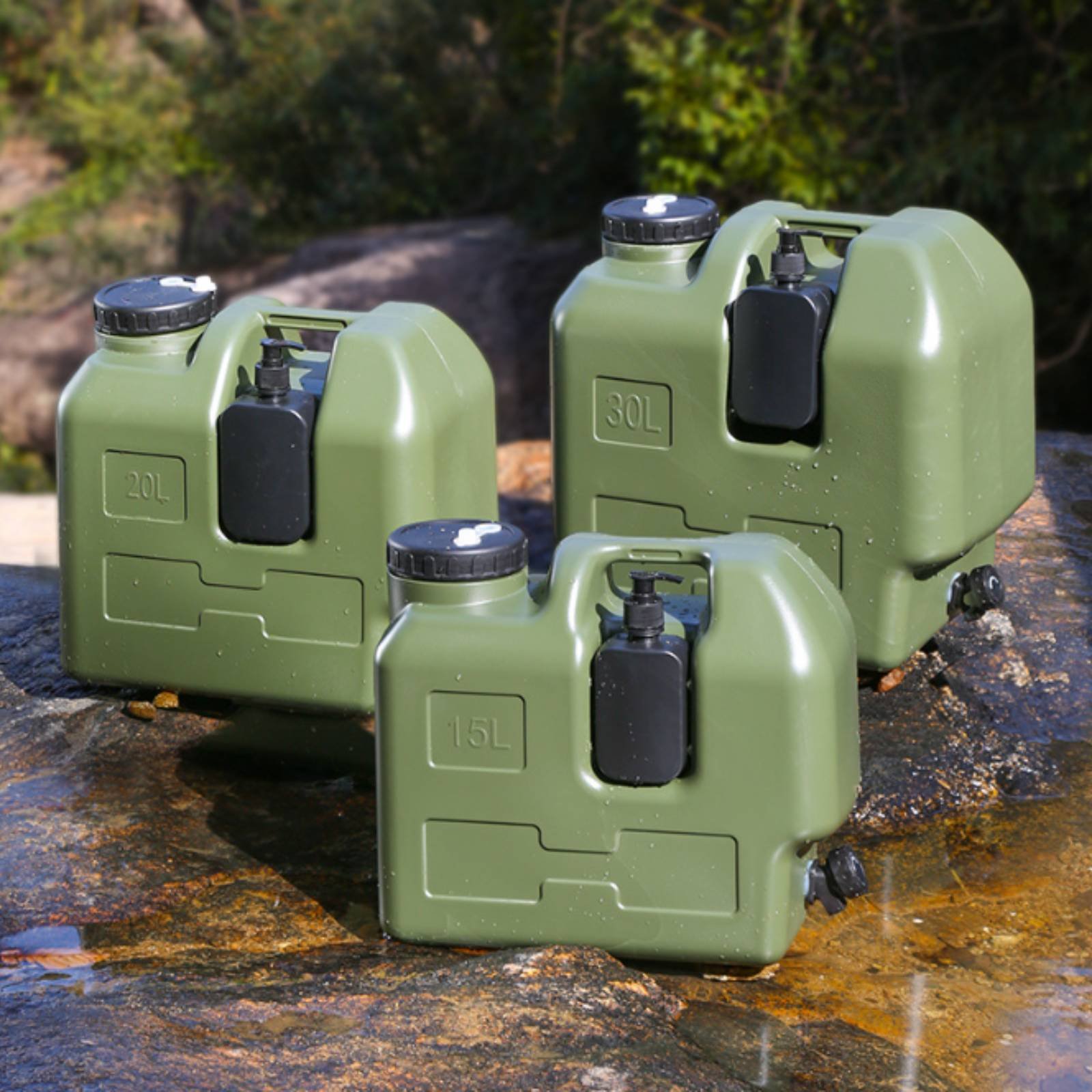 Outdoor Camping Water Jug - Емкость для воды с краном, пищевой