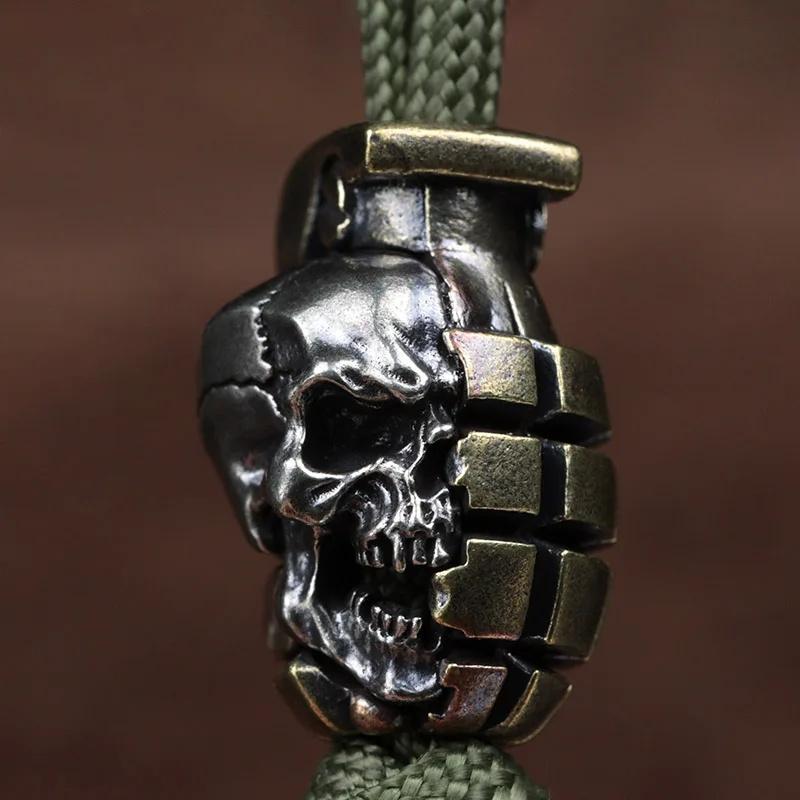 Двойной Цвет Череп граната лат – обзор и цена Paracord Bracelet