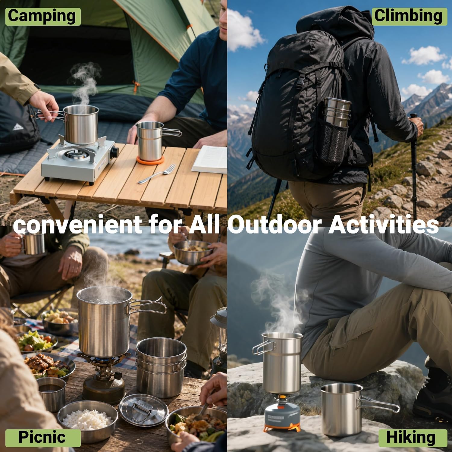 Складные походные кружки и чаш – обзор и цена Outdoor Camping Outfit