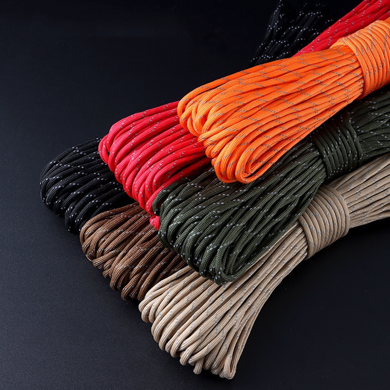 Светоотражающий паракорд 550,  – обзор и цена Outdoor Camping Extension Cord