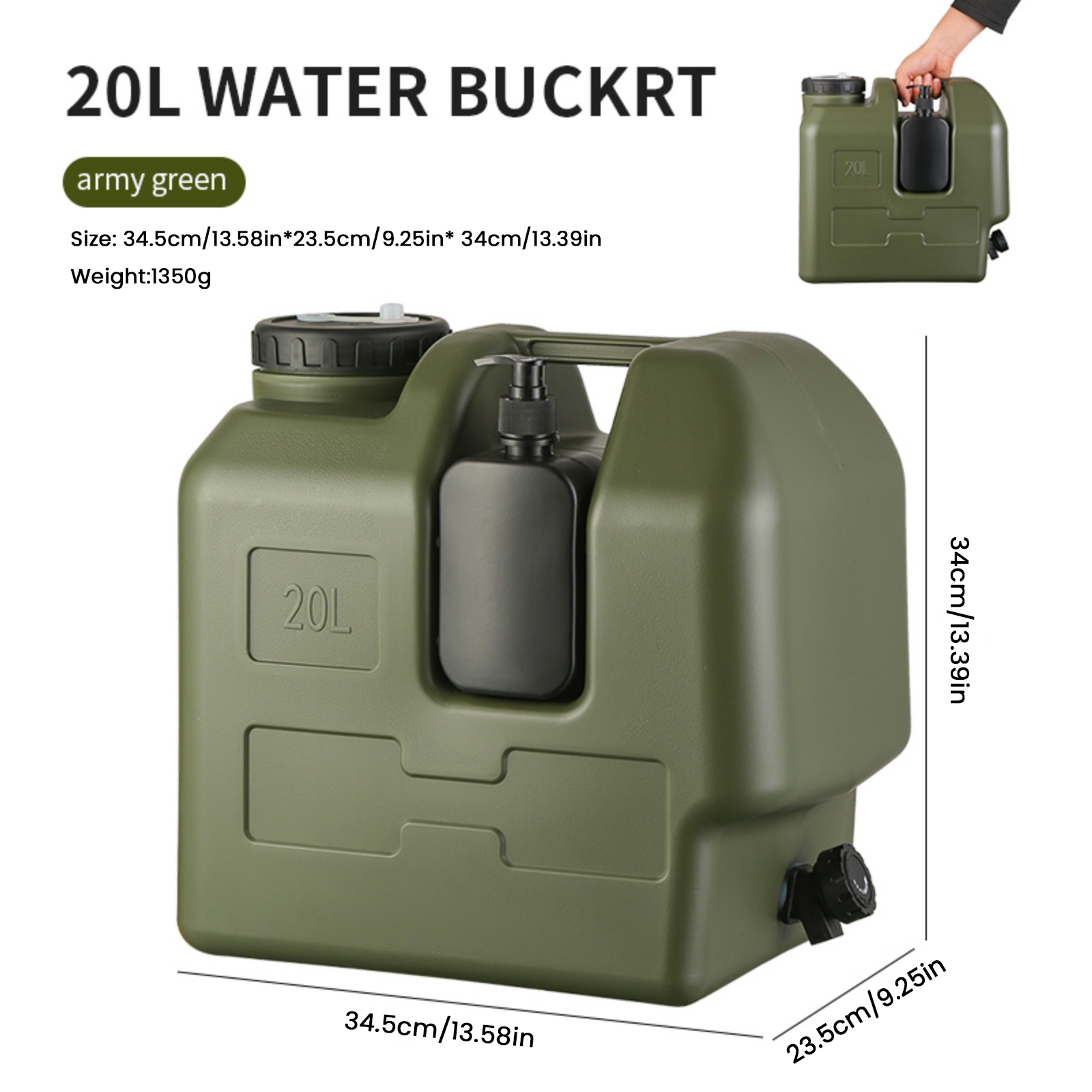 Портативный кемпинговый бак дл – обзор и цена Outdoor Camping Water Jug