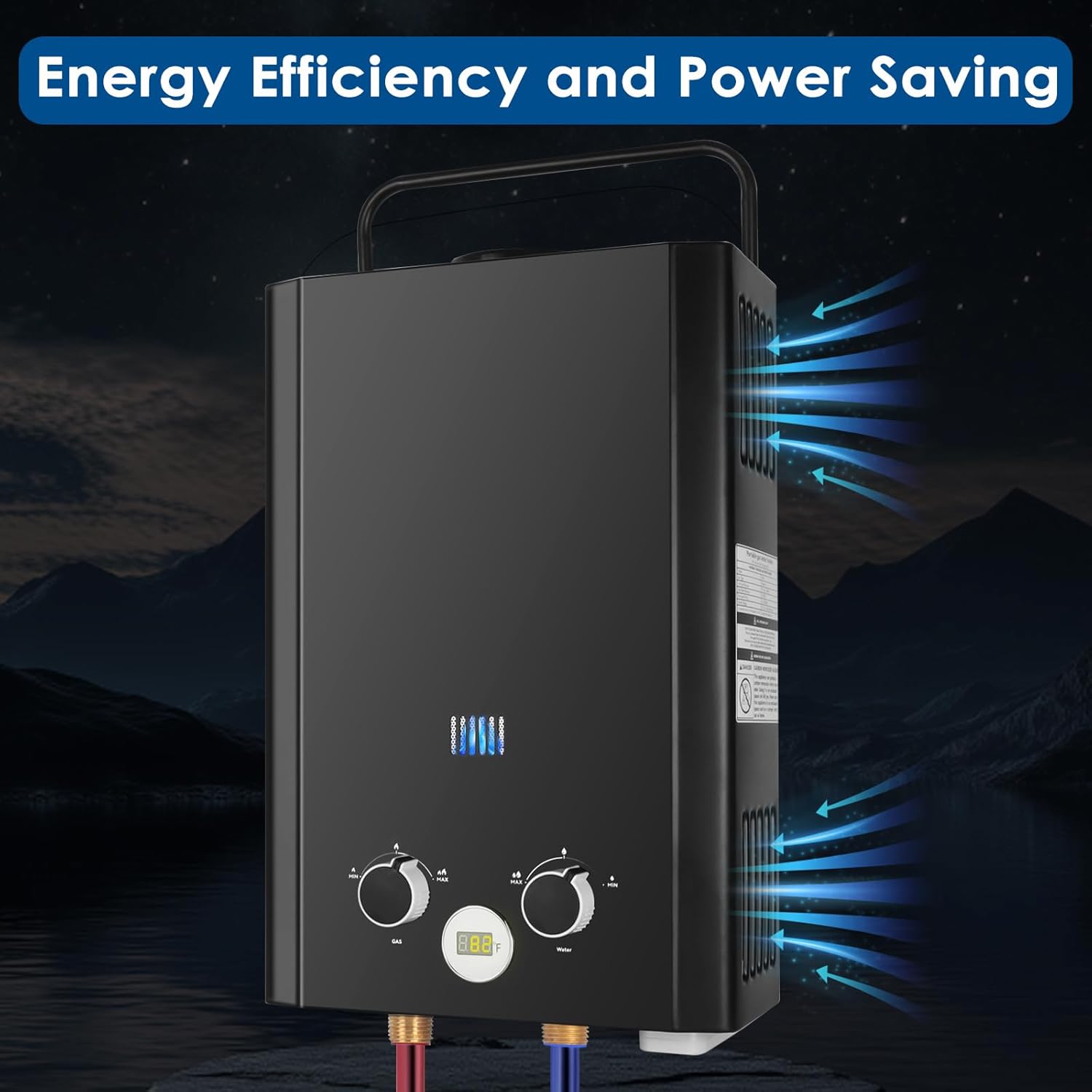 Пропановый проточный водонагре – обзор и цена Outdoor Camping Water Heater