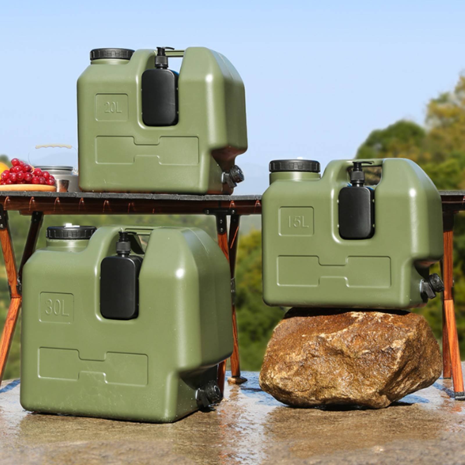 Емкость для воды с краном, пищ – обзор и цена Outdoor Camping Water Jug