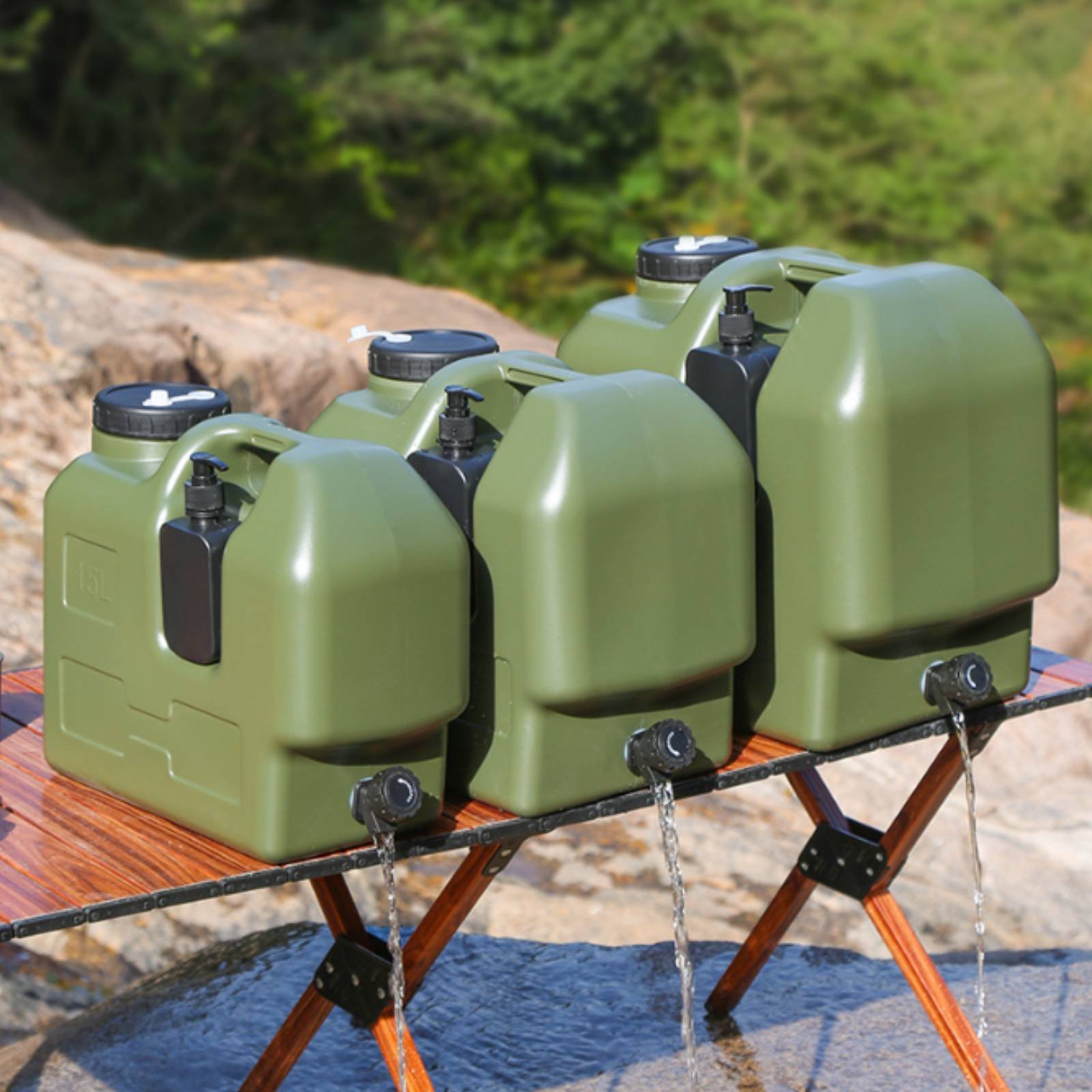 Емкость для воды с краном, пищ – обзор и цена Outdoor Camping Water Jug