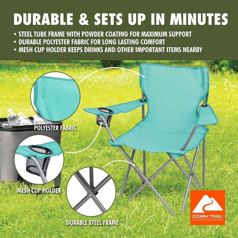 Складной кемпинговый стул Ozar – обзор и цена Camping Quad