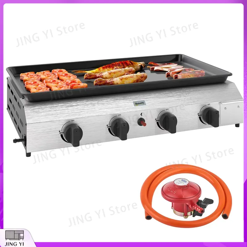Газовый гриль-барбекю с антипр – обзор и цена Outdoor Camping Griddle