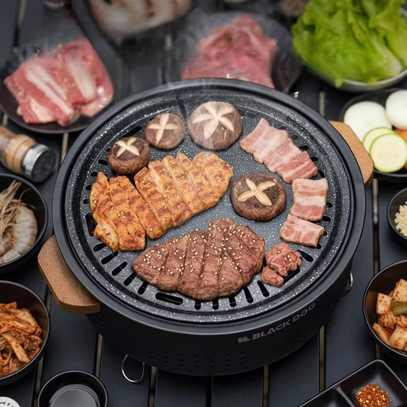 Портативный угольный гриль-бар – обзор и цена Outdoor Camping Griddle