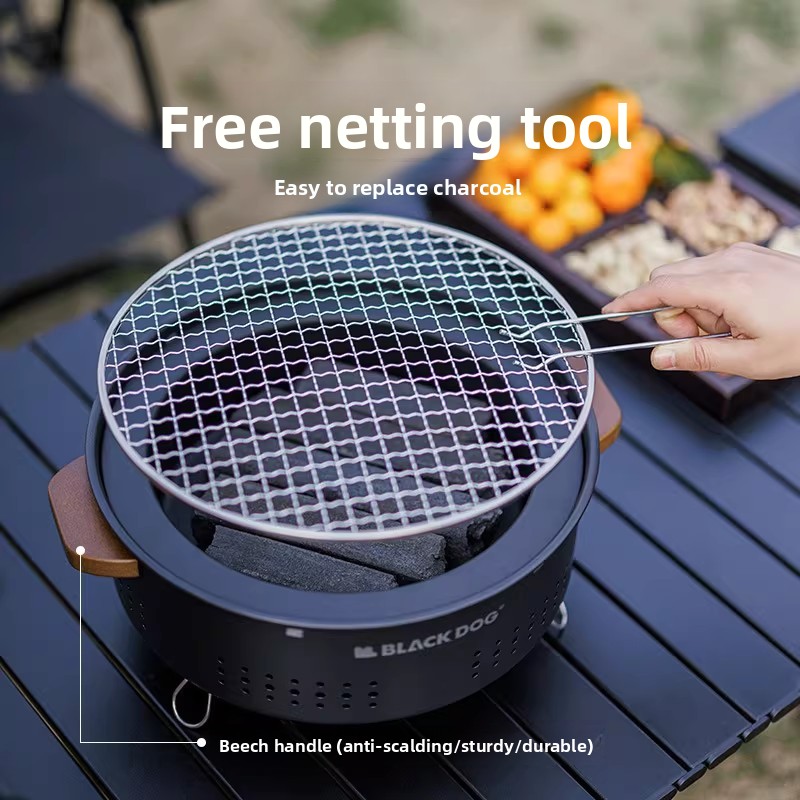 Портативный угольный гриль-бар – обзор и цена Outdoor Camping Griddle