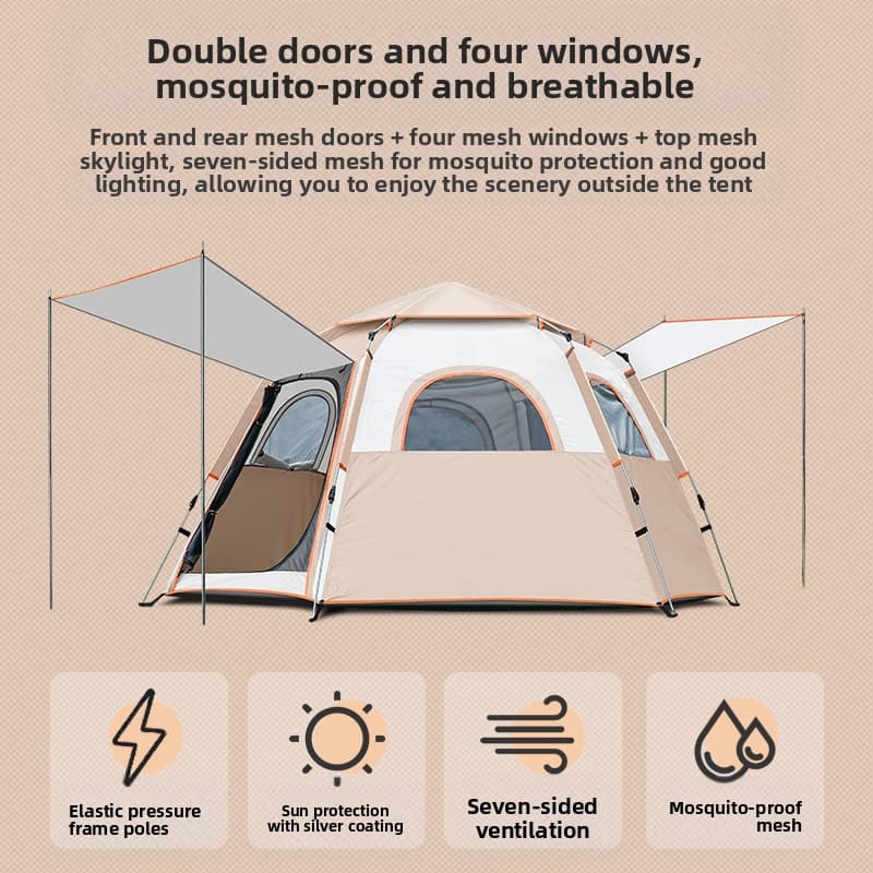 Портативная палатка для кемпин – обзор и цена Camping Zelt Outdoor