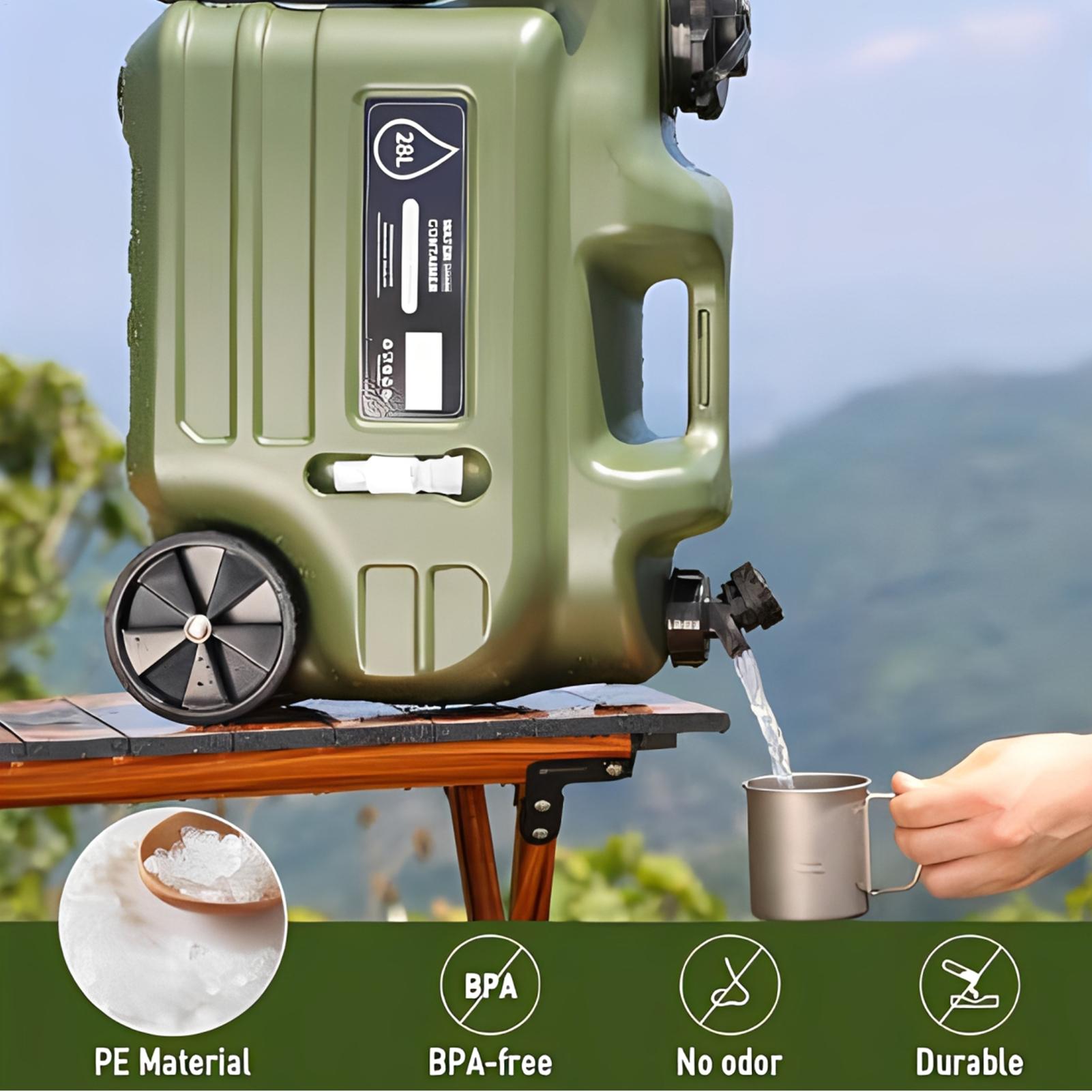 28-литровый контейнер для воды – обзор и цена Outdoor Camping Water Jug