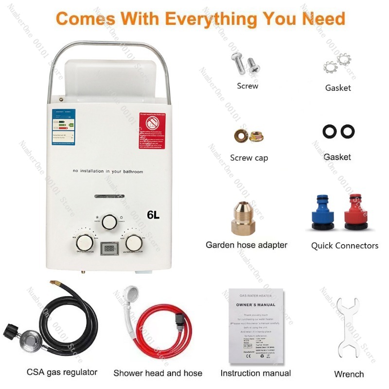 Пропановый газовый проточный в – обзор и цена Outdoor Camping Water Heater