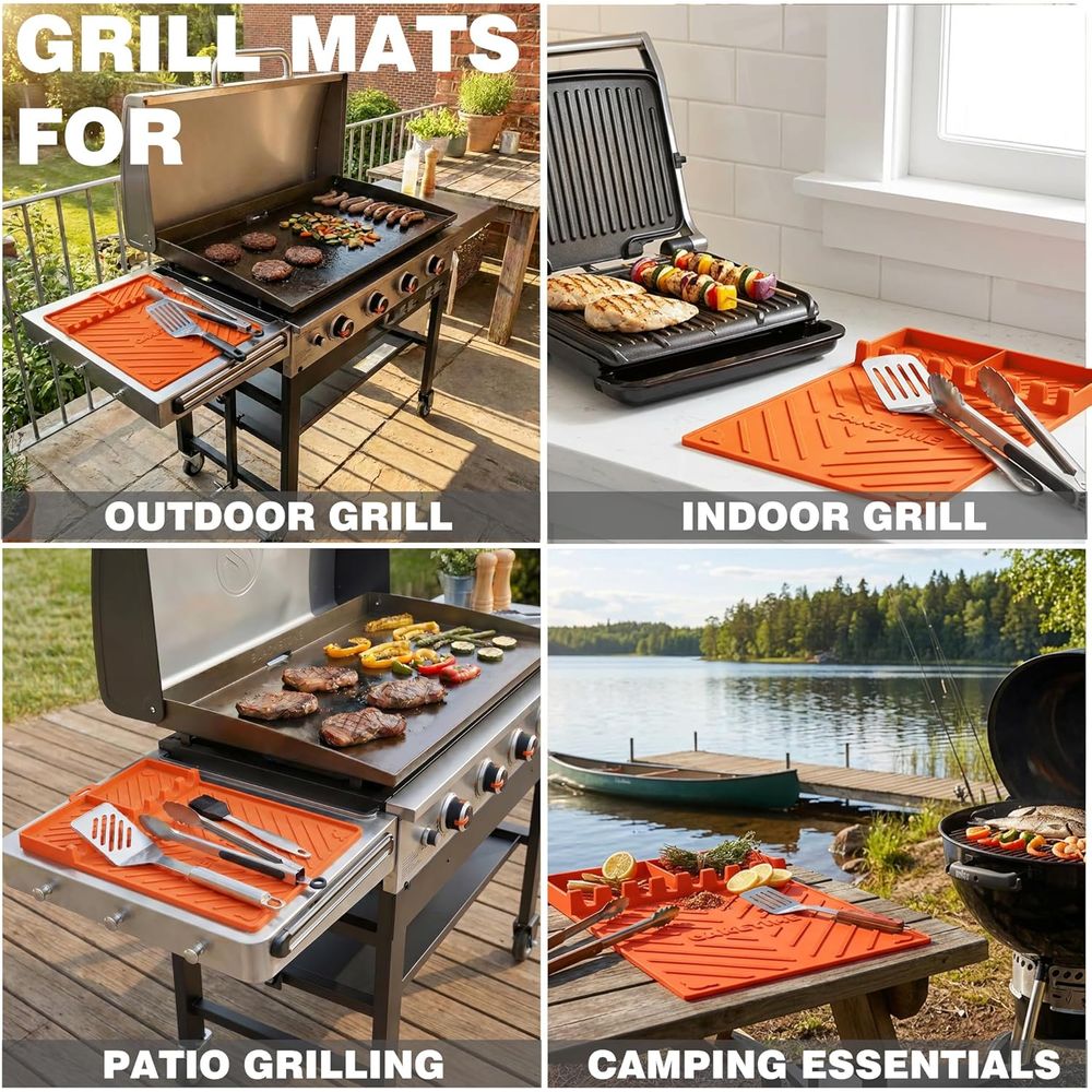 Силиконовые коврики для гриля  – обзор и цена Outdoor Camping Griddle