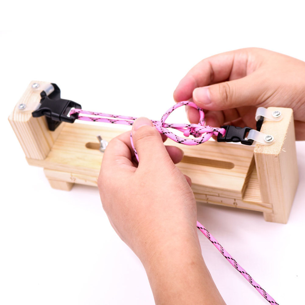 Деревянная стойка для плетения – обзор и цена Paracord Bracelet