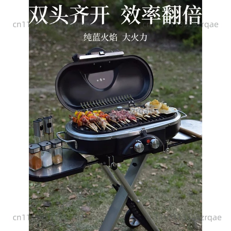 Портативная газовая плита для  – обзор и цена Outdoor Camping Griddle